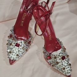 Azalea Wang Embellished Pumps Sise 8