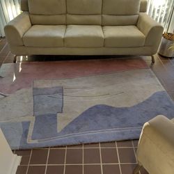 Modern Italian Sofa & Chair Set – Made by Natuzzi (Authentic, Made in Italy)

