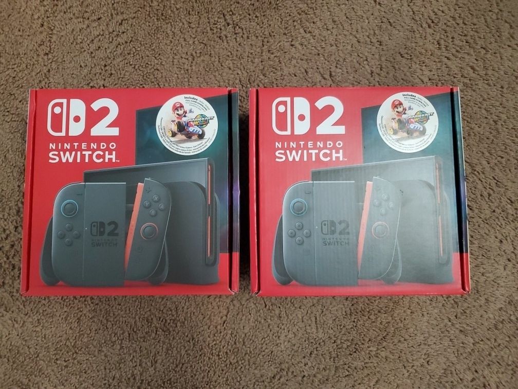🔥New Sealed Nintendo Switch 2 Mariokart World Bundle Version. Unopened