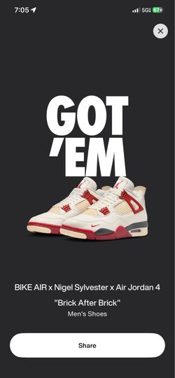 Jordan Brick after Brick