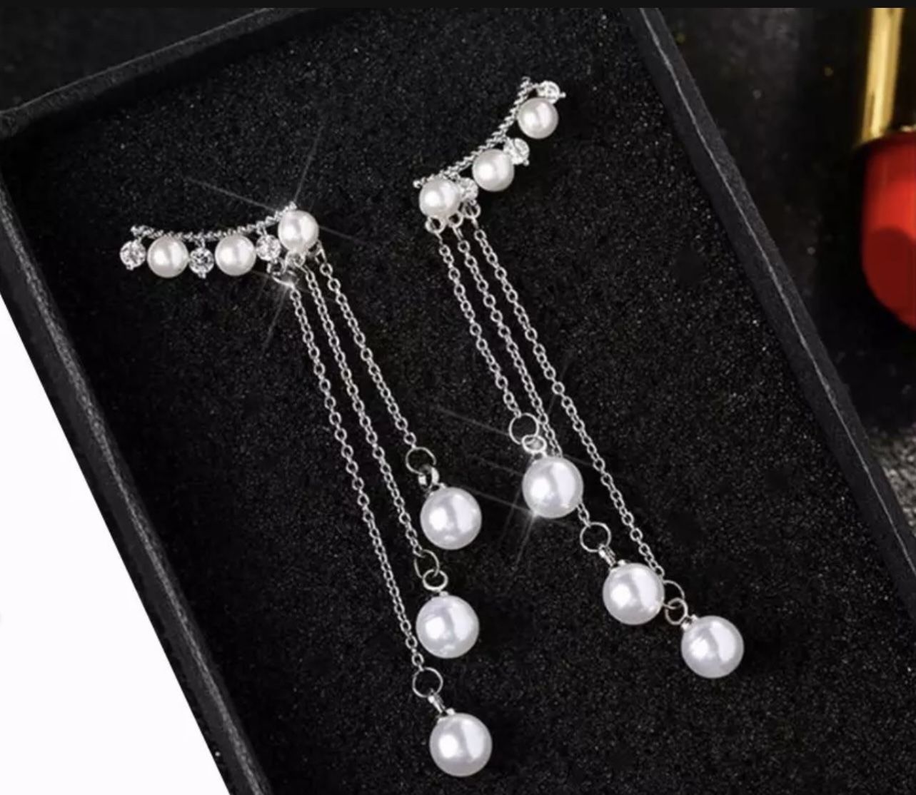 New Womens Pearl Earrings Jewelry Gift