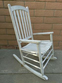 Large patio solid wood chair
