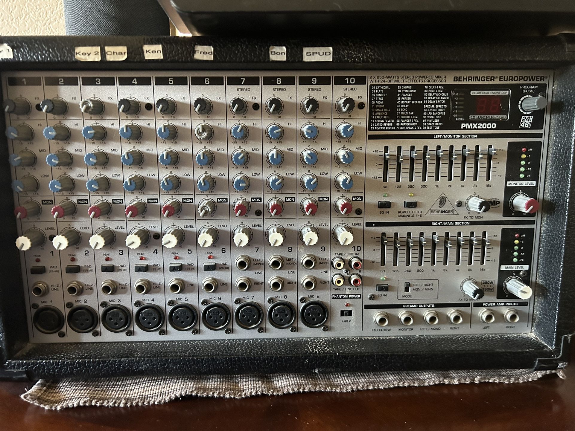 Behringer P.A. PMX 2000