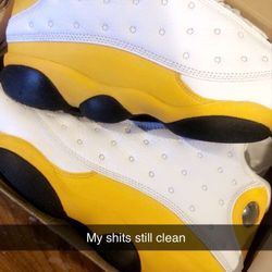Jordan 13 Yellow And White