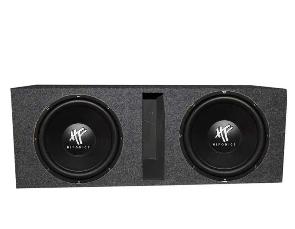 Never Used Twin Subwoofer  800watts Per Sub And 400rms