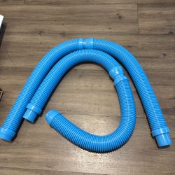 U.S. Pool Supply Professional Swimming Pool Vacuum Cleaner Hoses, Shorter 20" Sections, 4 Pieces - Extension Replacement Hoses 1.5" Cuffs Flexible Spi