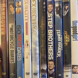 30+ DVD’s $40- Movies & TV Series
