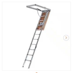 Louisville Ladder Energy Efficient 7ft 8in To 10ft 3in 25.5in X 54in Insulated Aluminum  