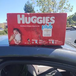 Two Boxes Of Huggies 126 Count