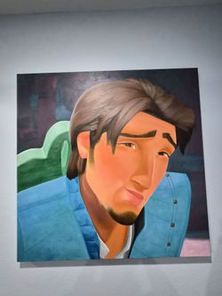36x36 Flynn Ryder Smolder painting