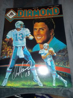 Autographed DAN MARINO DIAMOND MAGAZINE -MINT