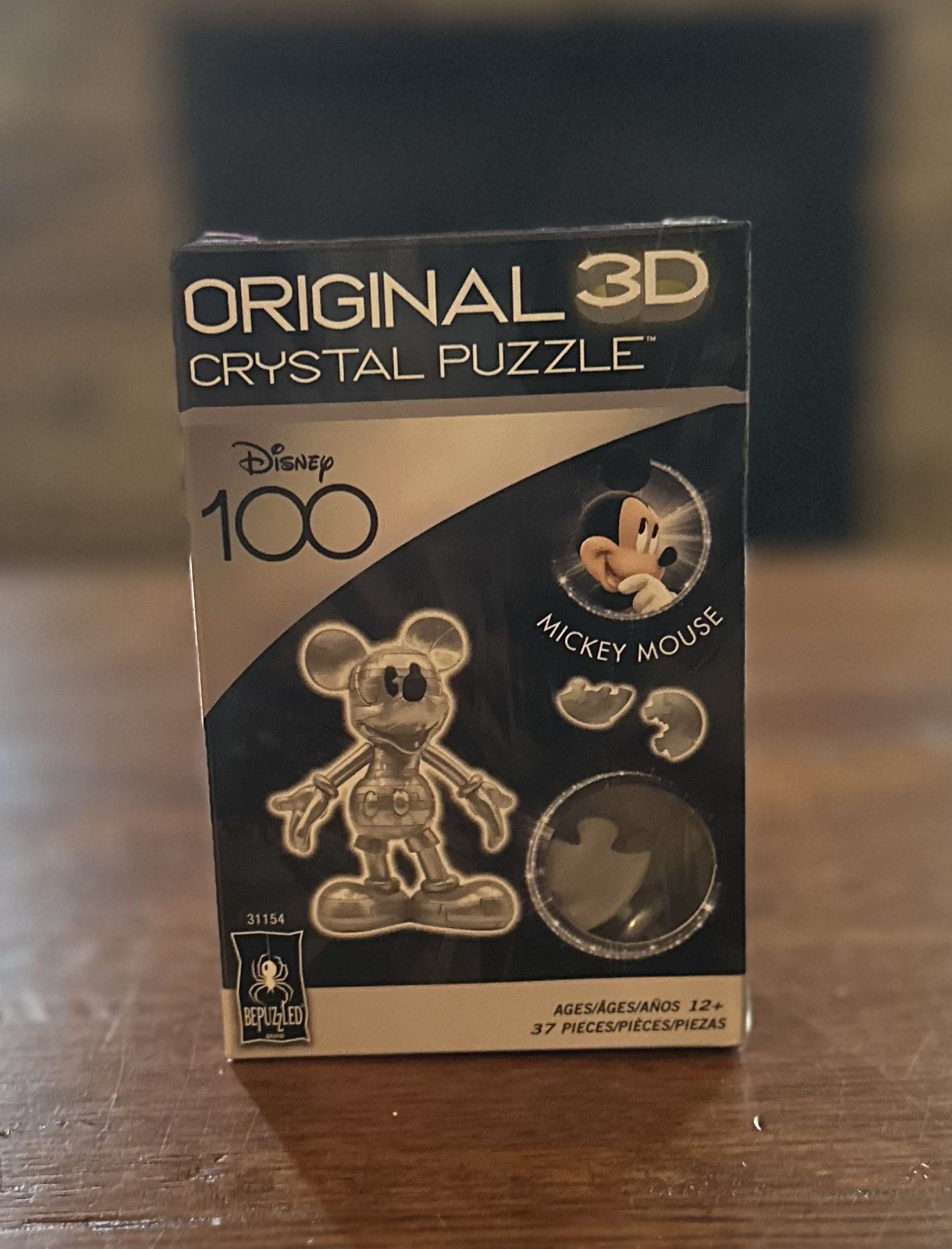 Disney 100 Platinum Edition Mickey Mouse Original 3D Crystal Puzzle