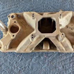 Old School Edelbrock Small Block Chevy Intake