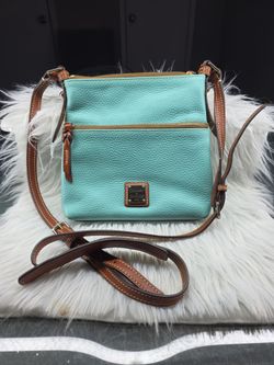 Dooney & Bourke Teal Leather Crossbody Bag