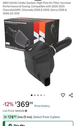 K&N Cold Air Intake System 63-3119