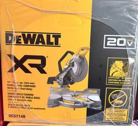 DEWALT 20-Volt MAX XR Cordless 10 in. Dual Bevel Fixed Miter Saw (Tool Only