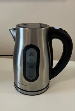 Capresso Stainless Steel 56 oz/1.7 Liter Water Kettle