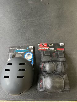 Helmet & Knee pads