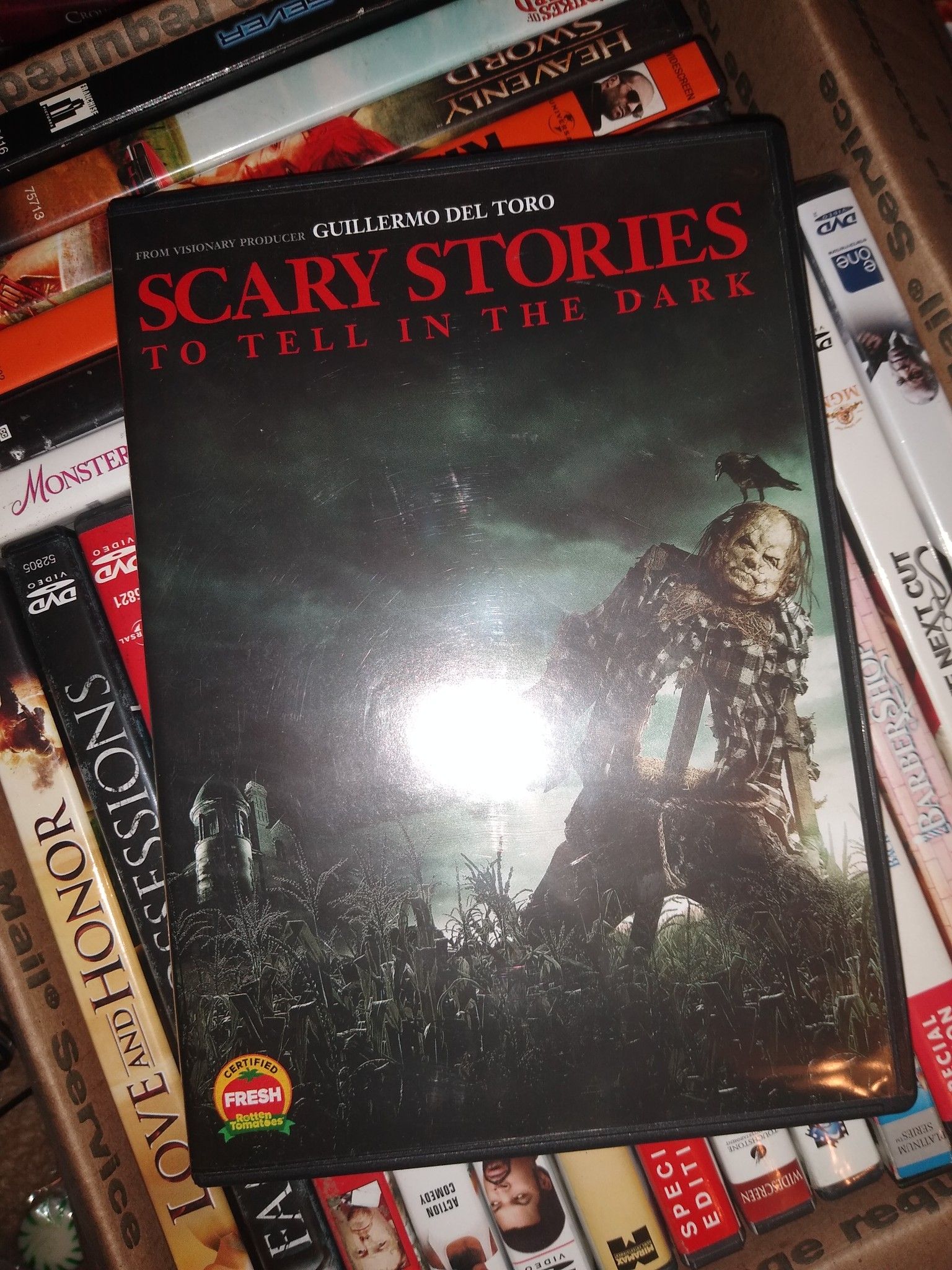 DVD "SCARY STORIES TO TELL IN THE DARK"