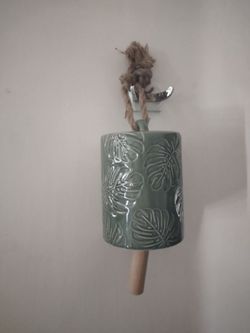 Brand New World Market ceramic wind chime