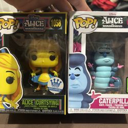 Alice In Wonderland Funko Pop Set Of 2