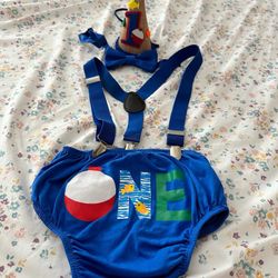 Baby First Birthday Cake Smash Outfit