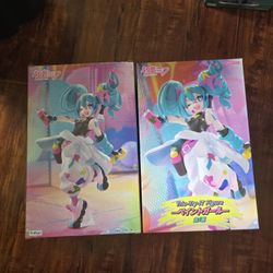 Hatsune Miku Paint Girl Tagger FuRyu Trio-Try-It  XL Anime Figure, New, Sealed