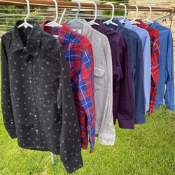 Size 7/8 - Collared Button Down Dress Shirts (8)