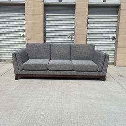 *Free Delivery* Gray Article Modern Couch Sofa 3 Seater 