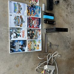 Wii Nintendo Console Controllers Games