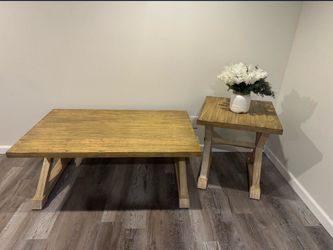 Coffee table and end table