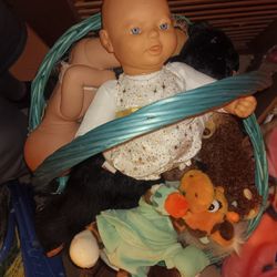 FREE stuffed animals, baby dolls, & blankets