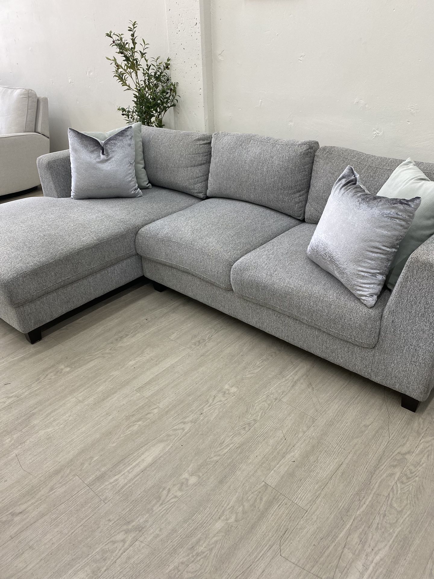 Ardea 2 Piece Fabric Sectional Couch