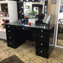 Vanity Desk & Mirror 