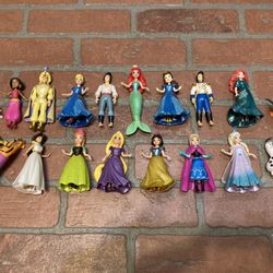 Disney Magiclip Princess Figure Lot