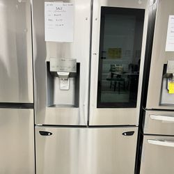 LG 36” Refrige With Instaview Model: LFXS26596S