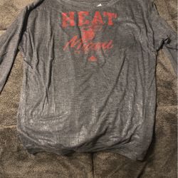 Miami Heat Adidas Long Sleeve Shirt 