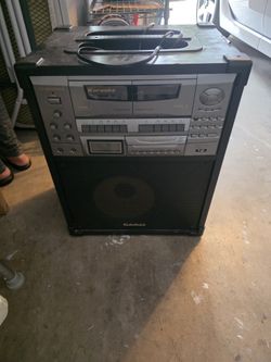 Amplifier Karaoke 🎤 Machine Cd And Tape Player