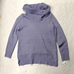 Style & Co. Lavender Cowl Neck Knit Women’s Sweater