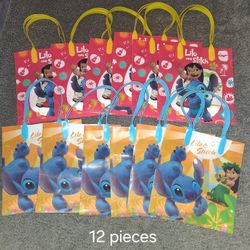 Lilo And Stitch Party Bags 12 Pieces 