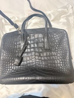Pre-owned Yves Saint Laurent LEATHER tote