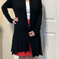Long Black Cardigan