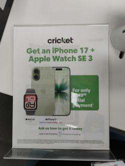 iPhone 17 and Apple watch with accessories