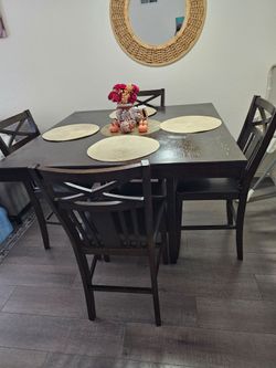Dining table with 4 chairs