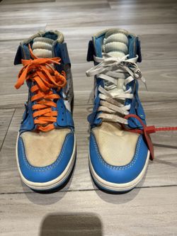 Jordan 1 retro High Off white University White Size US 9