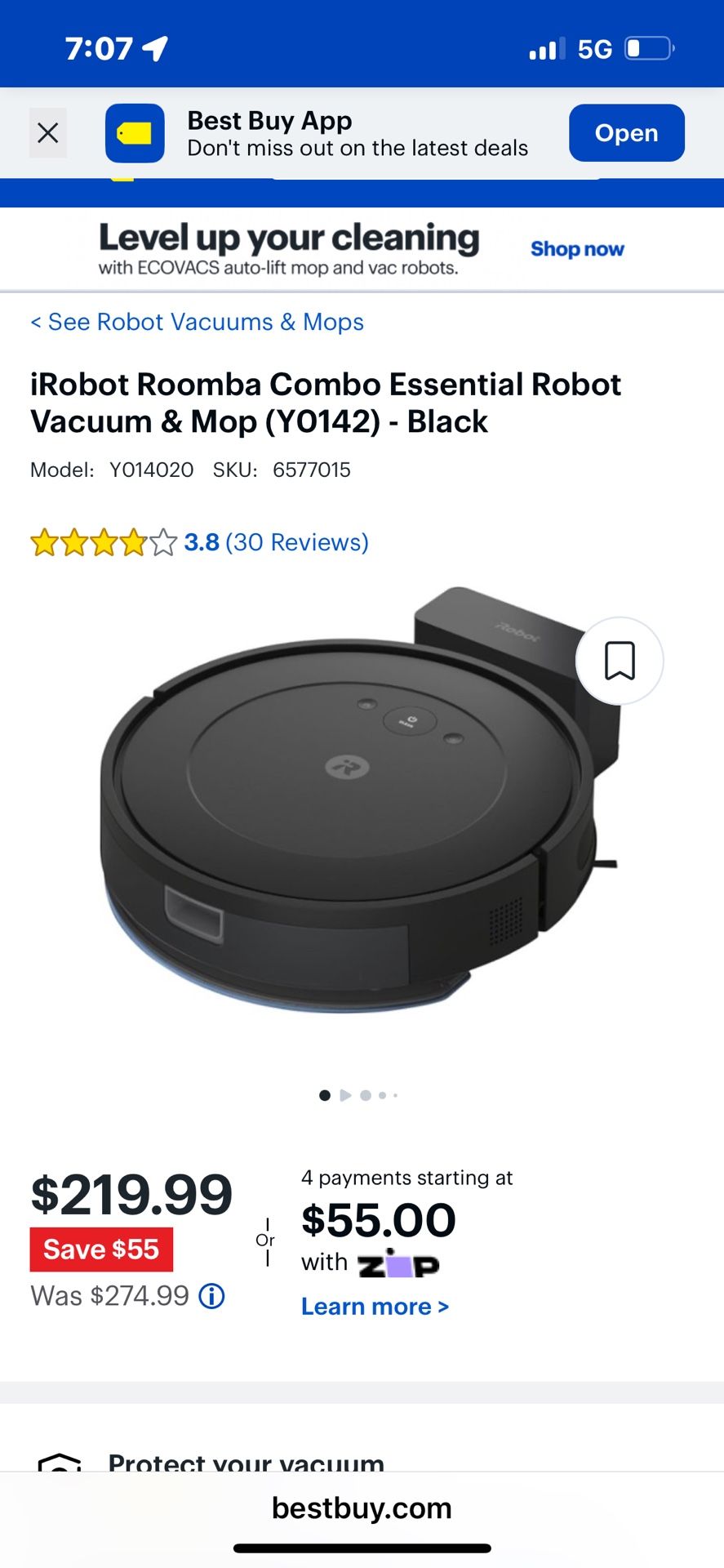 Roomba Vacuum Cleaner 