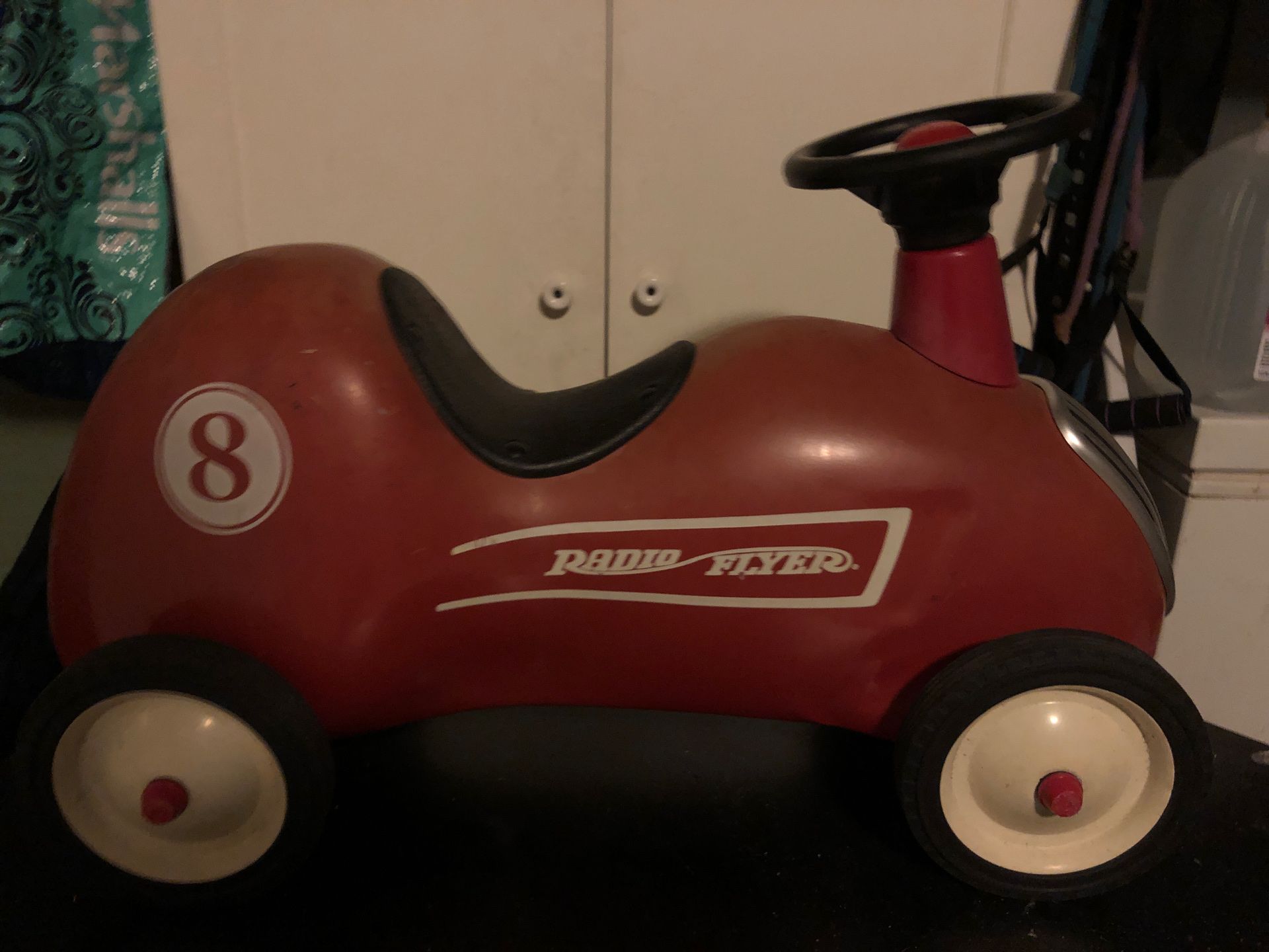 Vintage Tin Toy Radio Flyer