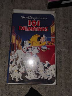 Disney one hundred and one dalmatians vhs