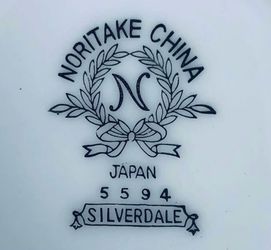 CHINA ‘Noritake’ “Silverdale” #5594.