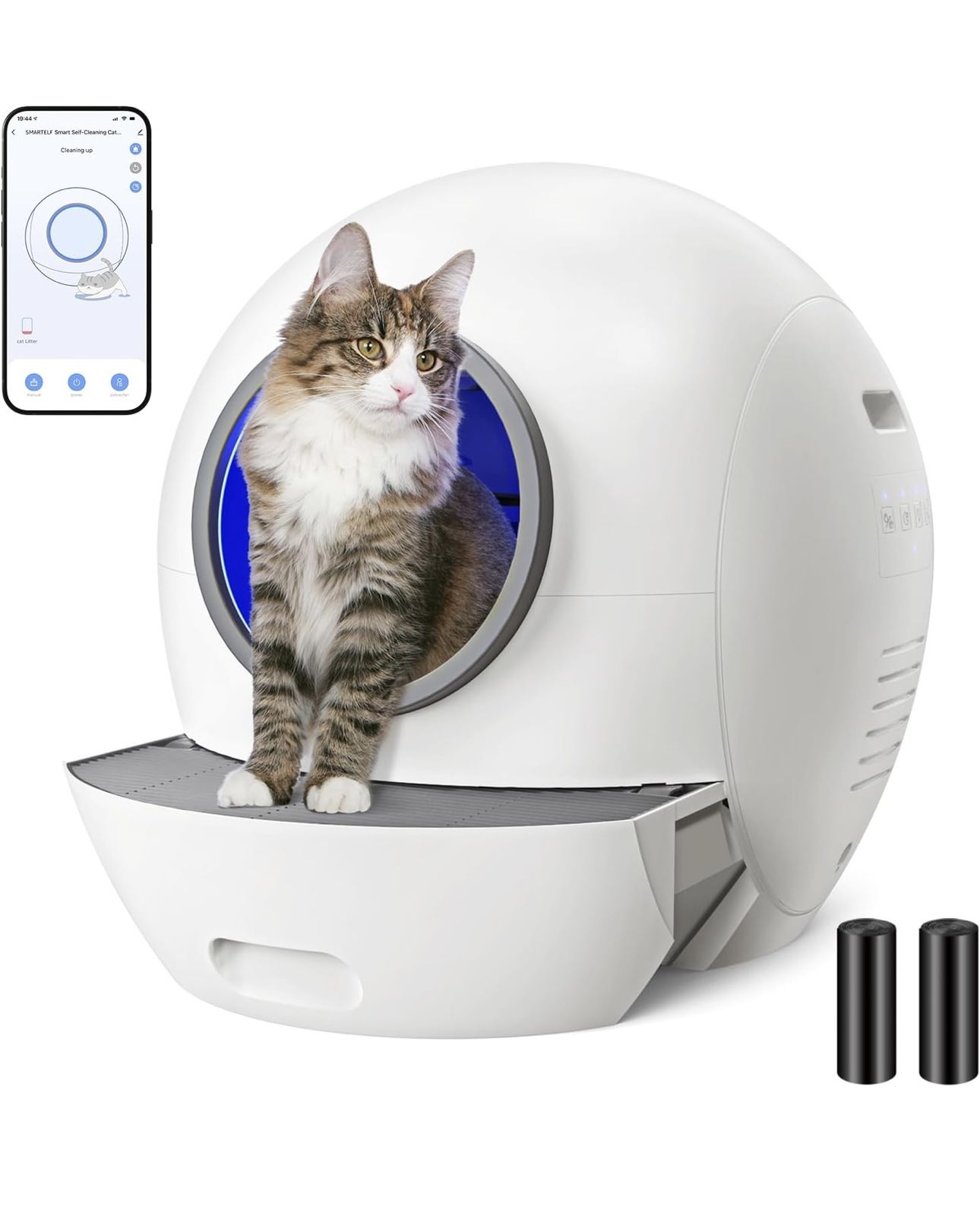 Self-Cleaning Litter Box